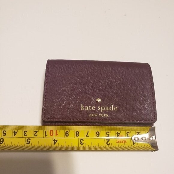 Kate spade Mika’s pond Christine  Deep Plum wallet - Picture 5 of 6